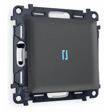 Выключатель проходной одноклавишный с подсветкой Ambrella Volt Quant MA902040