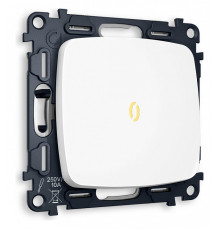 Выключатель одноклавишный с подсветкой без рамки Ambrella Volt Quant MO122010