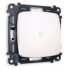 Выключатель одноклавишный с подсветкой без рамки Ambrella Volt Quant MO202010