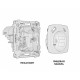 Розетка с заземлением и 2хUSB type A и C, без рамки Ambrella Volt Quant MO310010