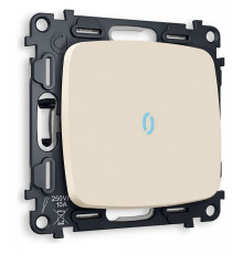 Выключатель проходной одноклавишный с подсветкой без рамки Ambrella Volt Quant MO322040