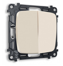 Выключатель двухклавишный без рамки Ambrella Volt Quant MO323010