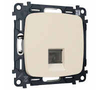 Розетка Ethernet RJ-45 и со шторками, без рамки Ambrella Volt OMEGA MO332005