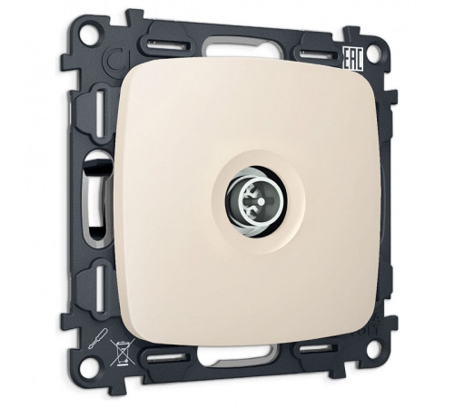 ТВ-розетка оконечная без рамки Ambrella Volt OMEGA MO333005