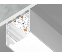 Профиль для светодиодной ленты Ambrella Light Profile System GP GP2550WH накладной белый GP2550WH