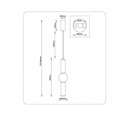 Подвесной светильник Ambrella Light LH LH11023