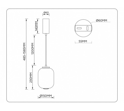 Подвесной светильник Ambrella Light LH LH11031
