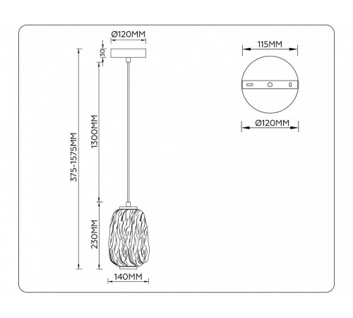 Подвесной светильник Ambrella Light LH LH30101