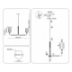 Люстра на штанге Ambrella Light LH LH71503