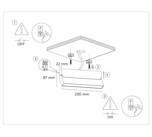 Накладной светильник Ambrella Light TA TA1818