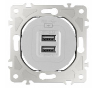 Розетка USB, без рамки Arte Milano am-202 202.46-1.silver