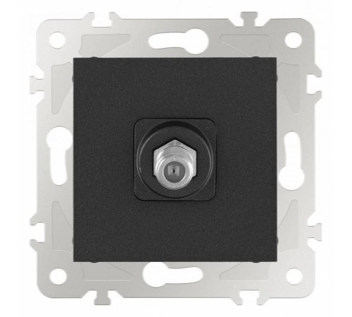 ТВ-розетка без рамки Arte Milano am-203 203.42-1.black