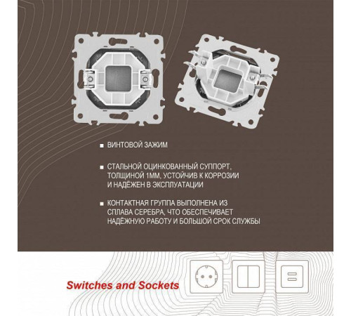 Заглушка для поста, без рамки Arte Milano am-203 203.50-1.shampan