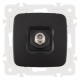 ТВ-розетка без рамки Arte Milano am-205 205.42-1.black