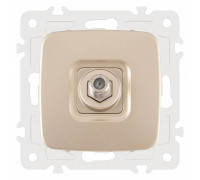 ТВ-розетка без рамки Arte Milano am-205 205.42-1.shampan