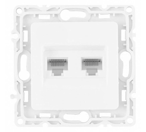 Розетка Ethernet RJ-45 без рамки Arte Milano am-217 217.45-2.white