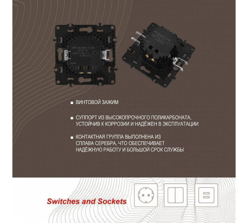 Розетка USB, без рамки Arte Milano am-217 217.46-1.black