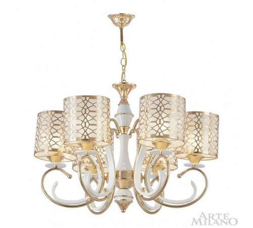 Подвесная люстра Arte Milano Florentia-1237 301237/6 Wh/Gd
