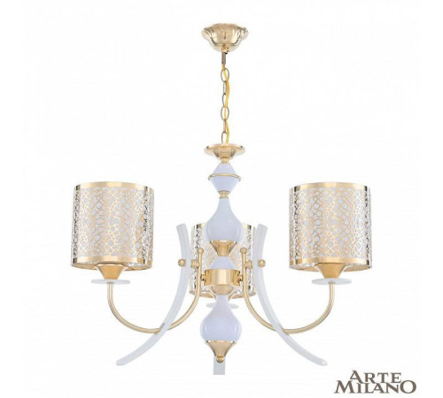 Подвесная люстра Arte Milano Florentia-6067 306067/3 Wh/Gd