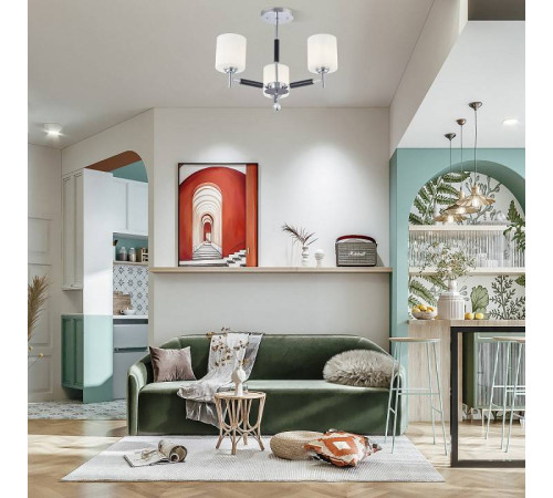 Люстра на штанге Arte Milano Napoli 3 лампы 332220/3 CR