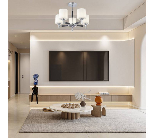 Люстра на штанге Arte Milano Napoli 5 ламп 332220/5 CR