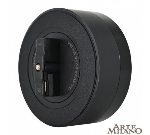 Розетка USB и type C на треке Arte Milano Am-track-sockets 380066TS LED/USB-Type-C Black