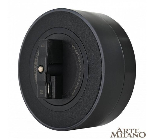 Розетка 2xUSB на треке Arte Milano Am-track-sockets 380066TS LED/USBx2 Black