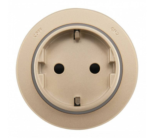 Розетка с заземлением на треке Arte Milano Am-track-sockets-39 397951TS/ES Gold