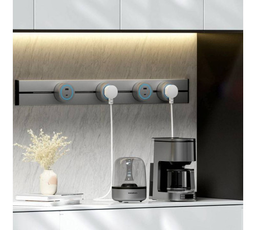 Розетка с заземлением на треке Arte Milano Am-track-sockets-39 397951TS/ES Gold