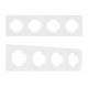 Рамка на 4 поста Arte Milano am-502.04 502.04-4.white
