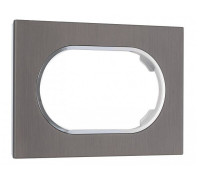 Рамка для двойной розетки Arte Milano am-502.11 502.11-double.grey