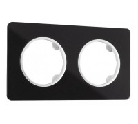 Рамка на 2 поста Arte Milano am-502.13 502.13-2.black