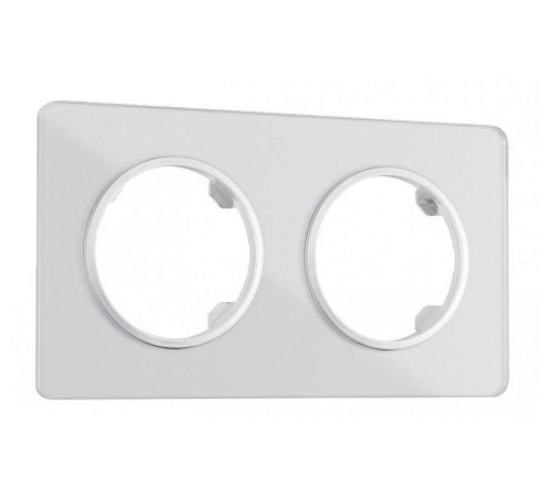 Рамка на 2 поста Arte Milano am-502.13 502.13-2.silver