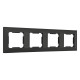 Рамка на 4 поста Arte Milano am-503.03 503.03-4.black