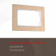Рамка для двойной розетки Arte Milano am-503.12 503.12-double.shampan