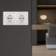 Розетка с заземлением и со шторкой Arte Milano SET06-2 SET06-2-40-1x2 silver