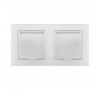 Розетка влагозащищенная с заземлением и со шторкой с крышкой Arte Milano SET06-2 SET06-2-41-1x2 silver