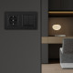 Блок с выключателями двухклавишными Arte Milano SET16-2 SET16-2-40-1-30-2 black