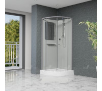 Душевая кабина RGW AN-208 100x100 см матовый хром 381320800-12