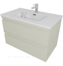 Комплект мебели для ванной AQUATON ВЕГА 80 с раковиной AQ0480-00 шалфей зеленый AQ77080-GS