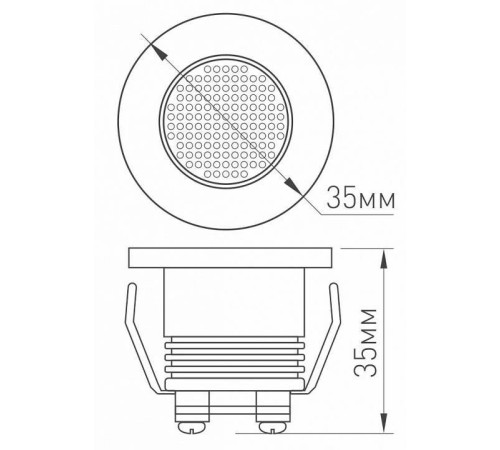 Встраиваемый светильник Arlight 020753