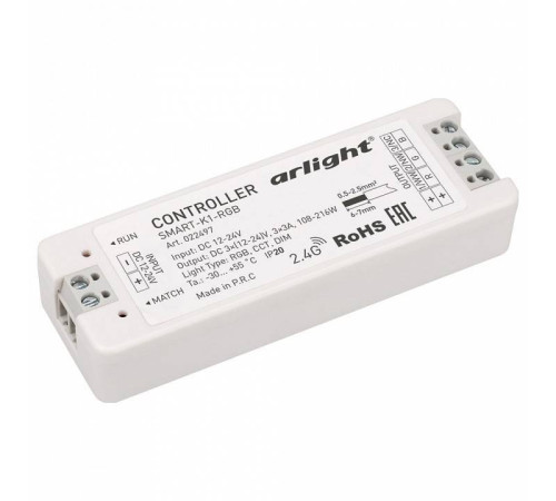 Контроллер-регулятор цвета RGB Arlight SMART-K 022497