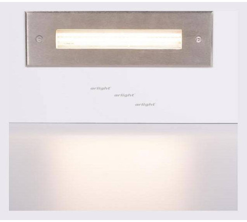 Встраиваемый в дорогу светильник Arlight LTD-LINE-TILT-S210-8W Warm3000 (SL, 120 deg, 230V) 024944