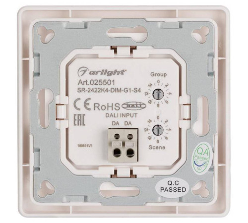 Панель-диммера клавишная накладная Arlight Intelligent 025501