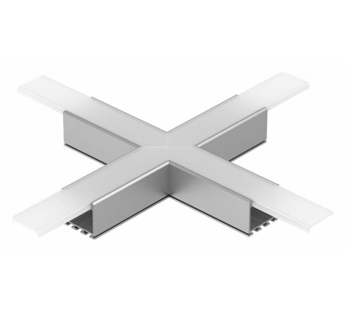 Соединитель угловой X-образный накладной Arlight KLUS 026244