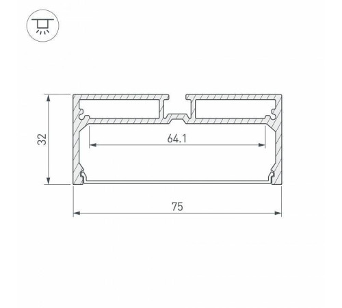 Короб универсальный Arlight SL-LINE 028033