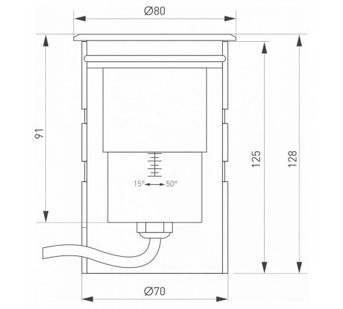 Встраиваемый в дорогу светильник Arlight Ground 028065