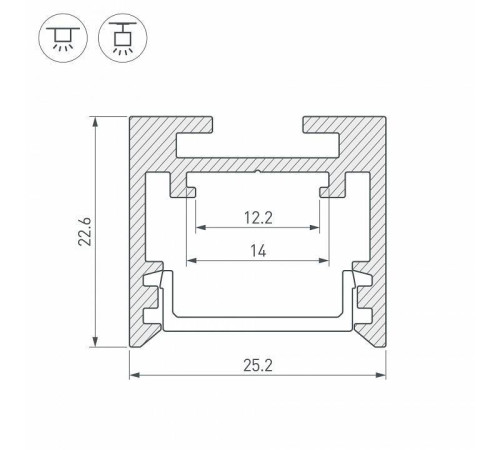 Профиль универсальный Arlight SL-LINE 033737