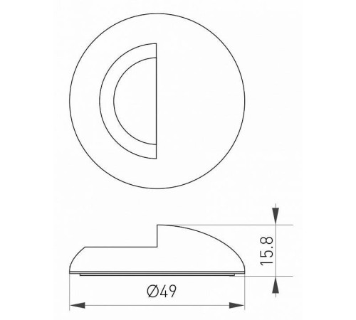 Рамка на 1 пост Arlight Deck 035757