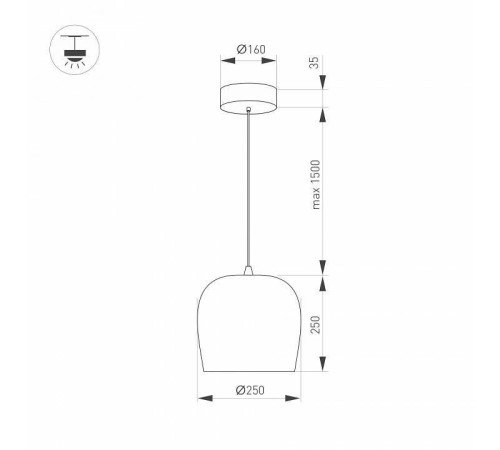 Подвесной светильник Arlight PEONY 39548